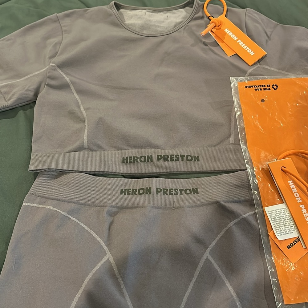 ‼️Sold‼️
Heron Preston Gray Performance Shorts/Set